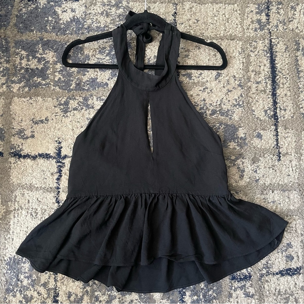 MSGM Halter‎ Peplum Top Size M